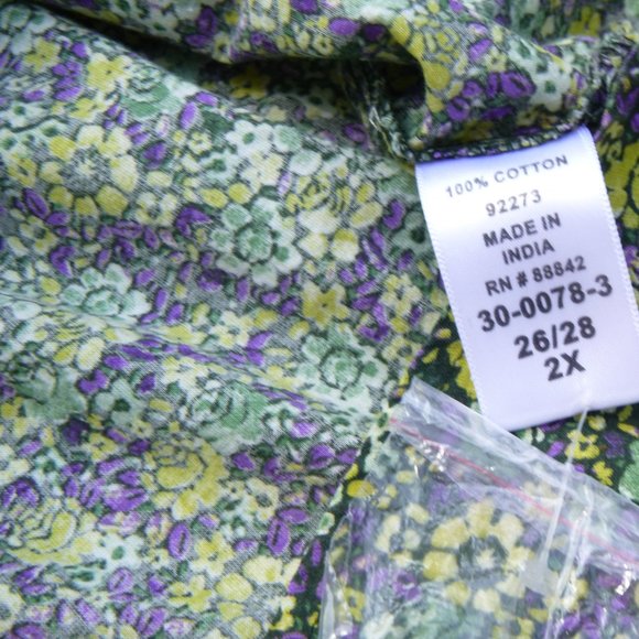 Woman Within 100% woven cotton tunic - Picture 5 of 7